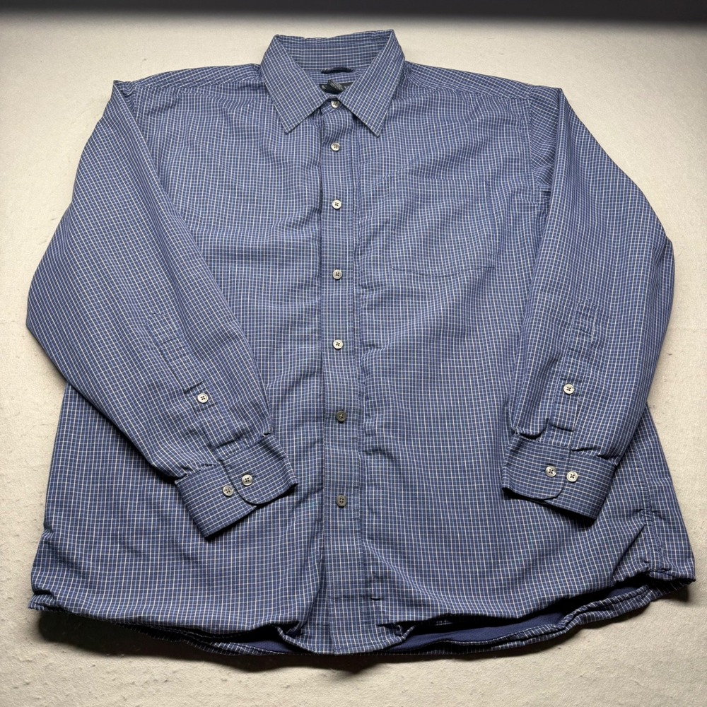 5.11 Tactical Shirt Mens XL Blue Plaid Long Sleeve Button Down MeshUtility Shirt
